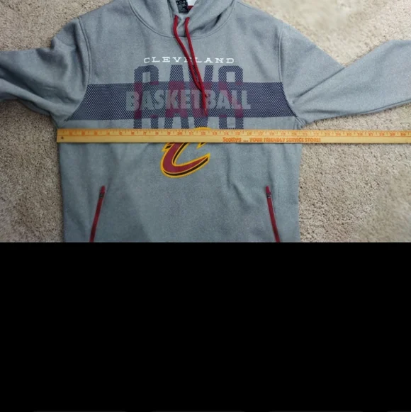 Cleveland Cavilers NBA Hoodie Team Pull Over Size Med - Picture 16 of 16